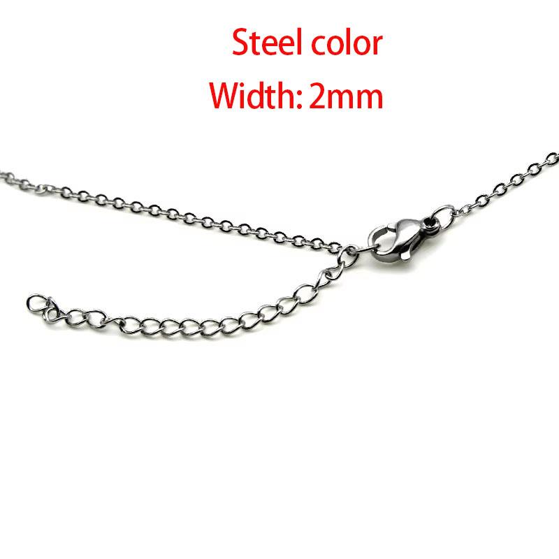 5Pcs/lot Pvd Plated Stainless Steel Link Chains Necklaces Cuban Cross Chains Accessories for DIY Jewelry Making Bulk Wholesale 45 with 5cm
5Pcs/lot Pvd Plated Stainless Steel Link Chains Necklaces Cuban Cross Chains Accessories for DIY Jewelry Making Bulk Wholesale 45 with 5cm
