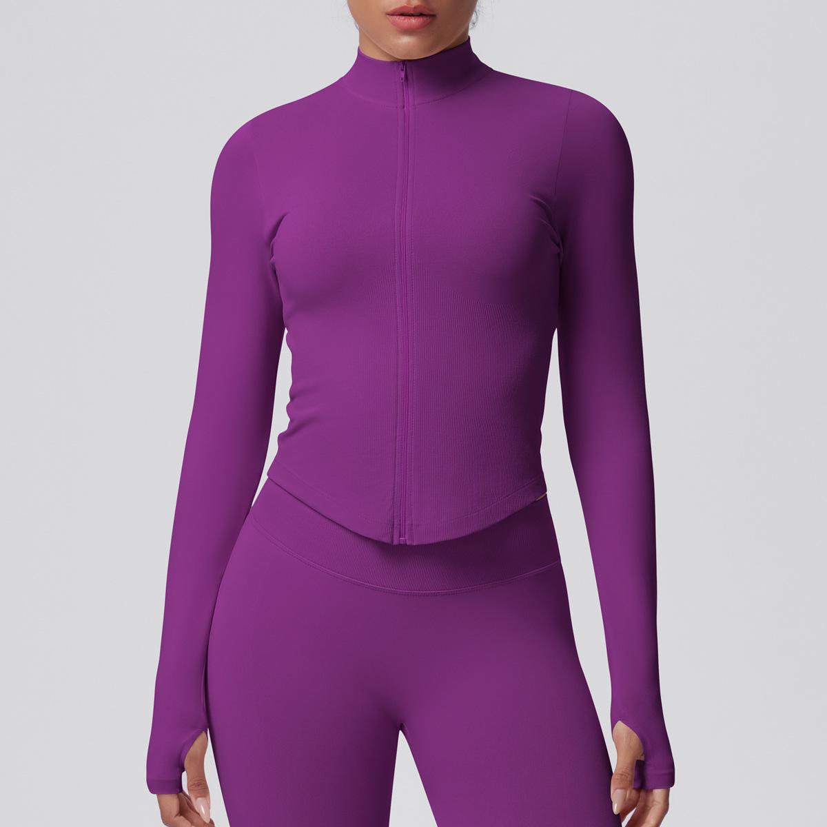 Women s High Elasticity Breathable Stand Collar Zipper Jacket for Sports, Running, and Yoga M
Women s High Elasticity Breathable Stand Collar Zipper Jacket for Sports, Running, and Yoga M