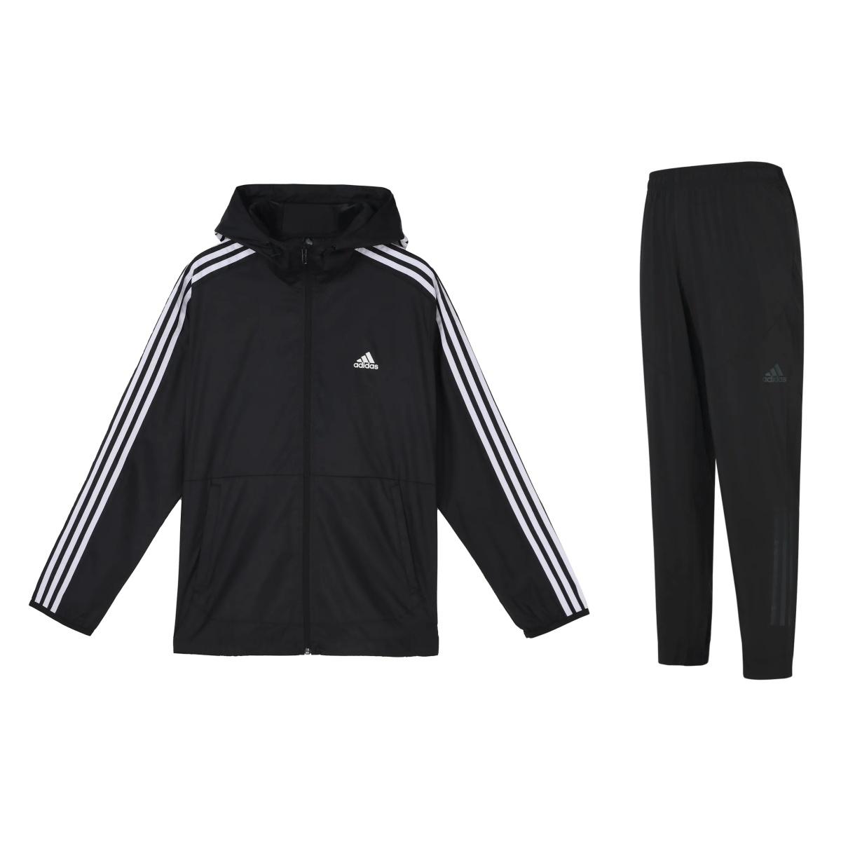 Adidas Logo Windbreaker Hoodie Jacket Knit Long Pants Casual Sports Suit Men suit Black GQ0600+CG1506 S
Adidas Logo Windbreaker Hoodie Jacket Knit Long Pants Casual Sports Suit Men suit Black GQ0600+CG1506 S