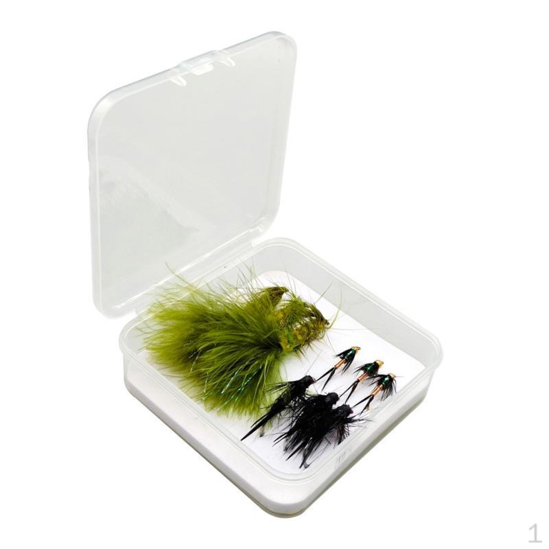 9 Pieces Fly Fishing Lures Artificial Baits with Hook Accessories for Walleye Panfish
9 Pieces Fly Fishing Lures Artificial Baits with Hook Accessories for Walleye Panfish