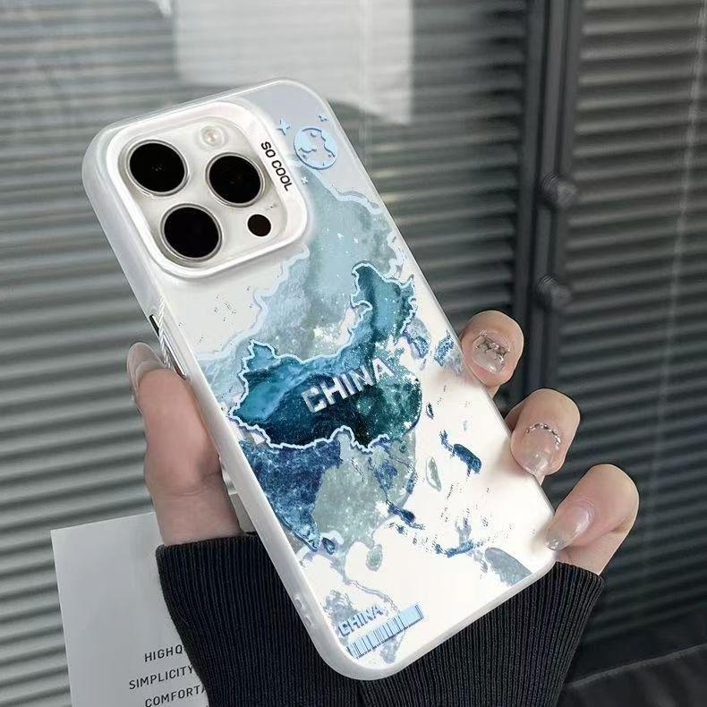 Blue Map Silver Shell Case Compatible with Apple iPhone 17/16/15/14 Pro/Pro Max 13/12 11 ProMax
Blue Map Silver Shell Case Compatible with Apple iPhone 17/16/15/14 Pro/Pro Max 13/12 11 ProMax