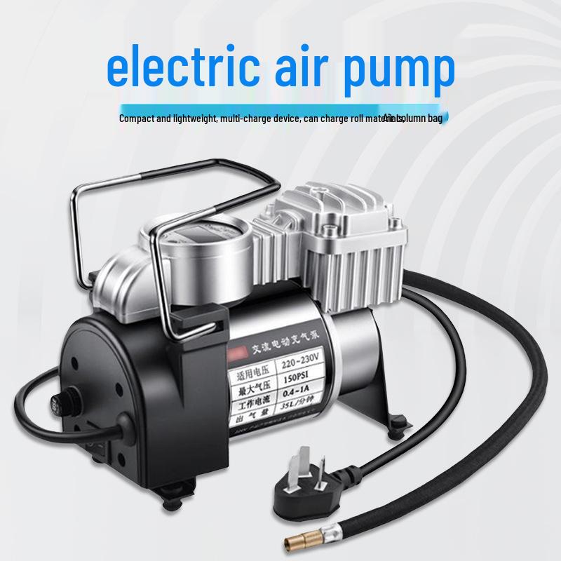 220V Dual Cylinder Electric Air Pump for Car Tires, Basketballs, and Inflatables
220V Dual Cylinder Electric Air Pump for Car Tires, Basketballs, and Inflatables