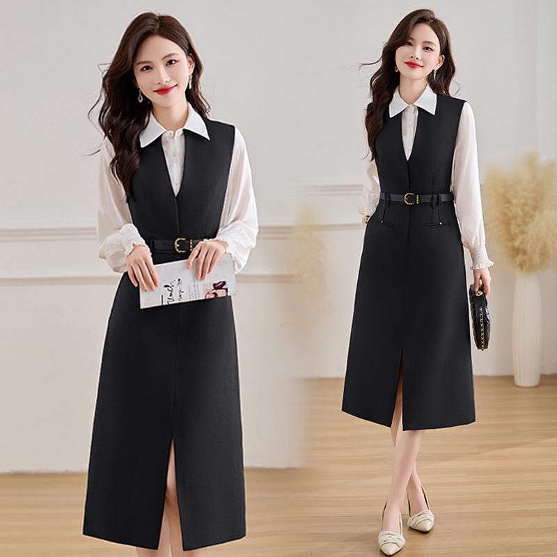 Комплект платья-рубашки с длинным рукавом и жилета на весну и осень 2025 года Z5381 L (55-60kg)
Комплект платья-рубашки с длинным рукавом и жилета на весну и осень 2025 года Z5381 L (55-60kg)