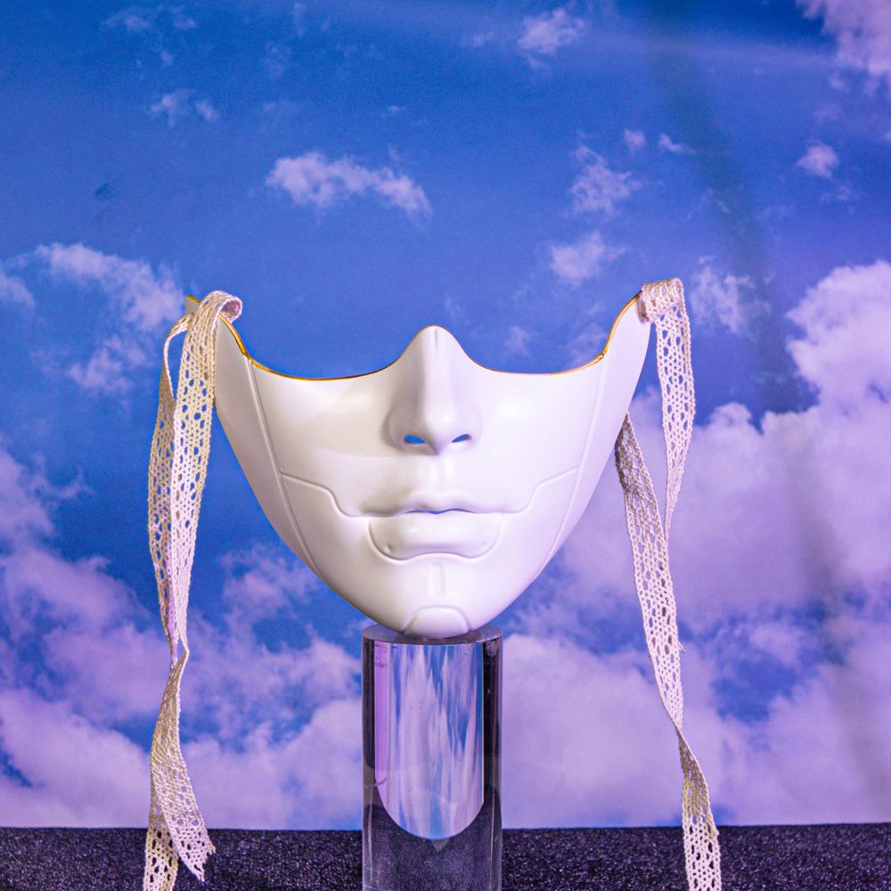 Women Men Mask Cosplay Half Face Mechanical Style DJ Bar Street Dance Dress Up Carnival Party Costume Masks Props Props
Women Men Mask Cosplay Half Face Mechanical Style DJ Bar Street Dance Dress Up Carnival Party Costume Masks Props Props