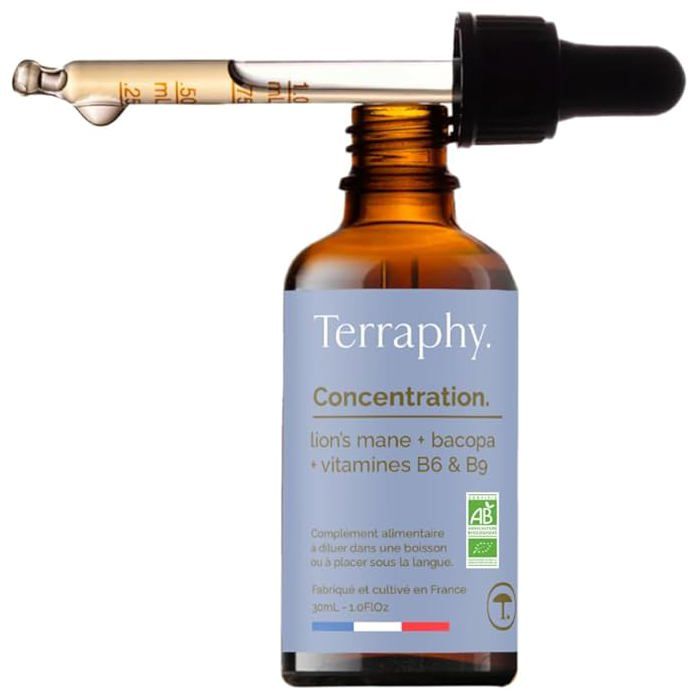 Lion’s Mane, Bacopa & Vitamines B6 B9 - Cure Concentration 30 jours
Lion’s Mane, Bacopa & Vitamines B6 B9 - Cure Concentration 30 jours