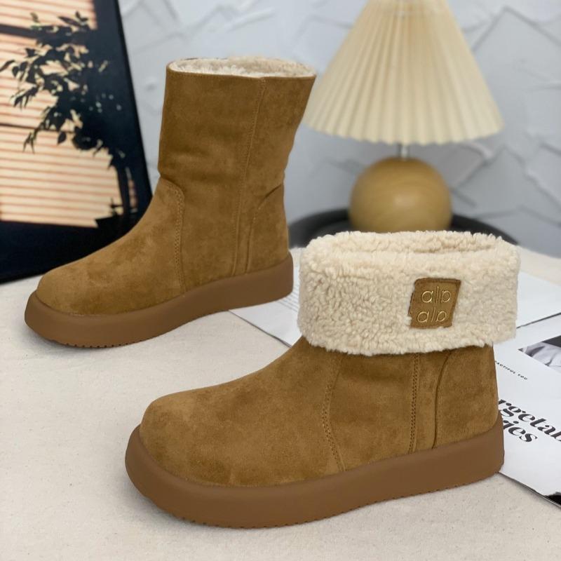 Stylish flanged two wear snow boots women s new winter plush warm plush short boots versatile thick sole 35
Stylish flanged two wear snow boots women s new winter plush warm plush short boots versatile thick sole 35