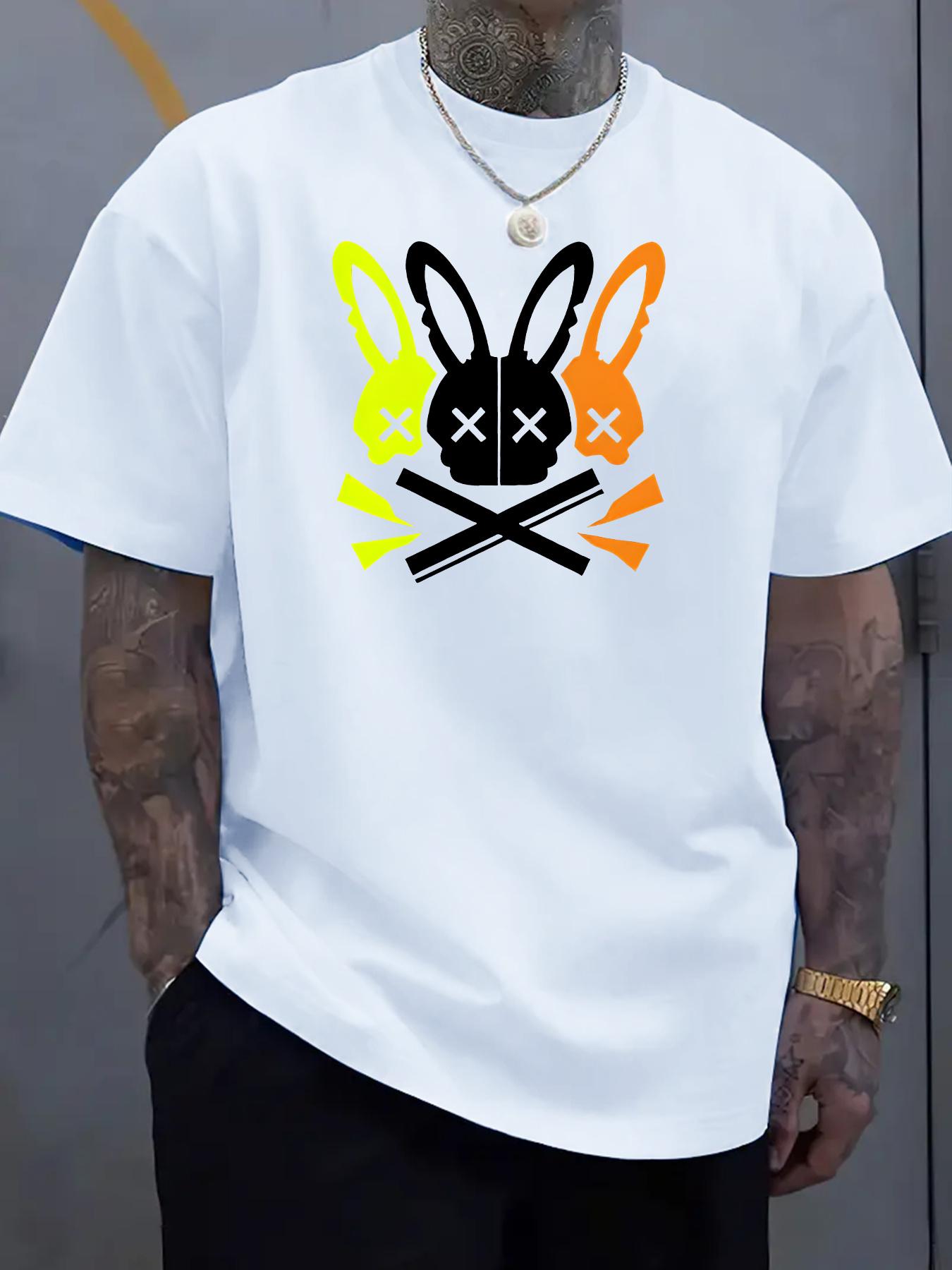 Unique Rabbit Skull Design Crew Neck Tee - Soft, Breathable , Machine Washable, Perfect for Summer Outdoor Activities XXXXXL темно-синього кольору
Unique Rabbit Skull Design Crew Neck Tee - Soft, Breathable , Machine Washable, Perfect for Summer Outdoor Activities XXXXXL темно-синього кольору
