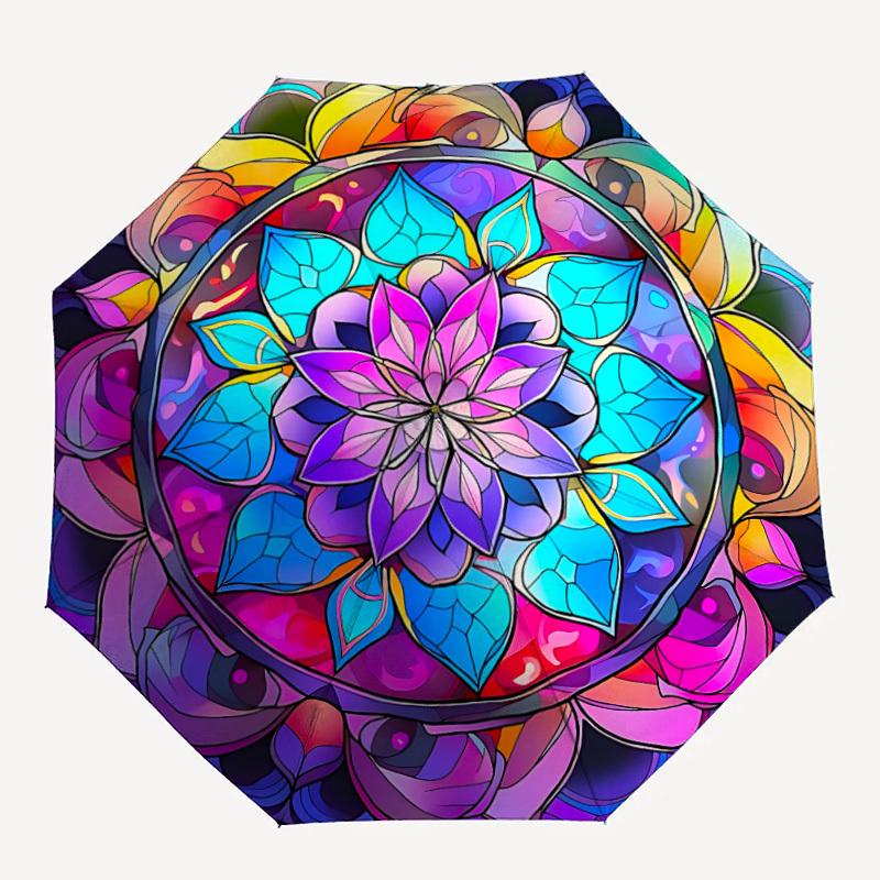 1pc Stained Glass Mandala Folding Umbrella | Elegant Design, Fashionable Accessory, Durable Construction, Sturdy Ribs yy251107018
1pc Stained Glass Mandala Folding Umbrella | Elegant Design, Fashionable Accessory, Durable Construction, Sturdy Ribs yy251107018