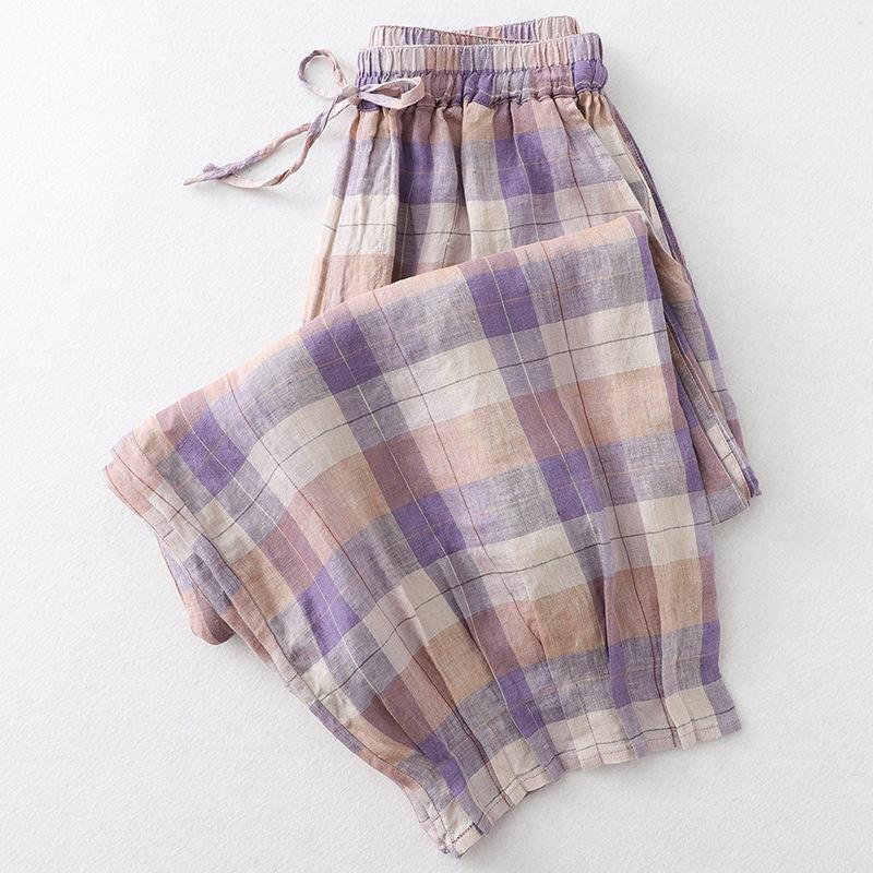 Yarn-dyed plaid Harlan pants women s 2025 autumn new literary and retro drawstring elastic waist casual nine-point pants 2XL
Yarn-dyed plaid Harlan pants women s 2025 autumn new literary and retro drawstring elastic waist casual nine-point pants 2XL