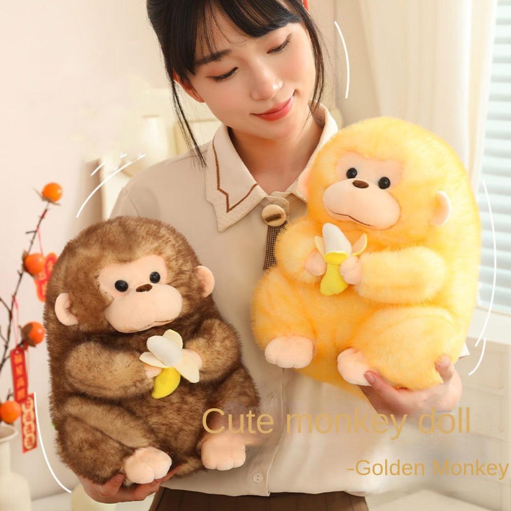 Stuffed Monkey Stuffed Doll Fluffy Banana Monkey Doll Banana Monkey Plush Toy Easter Gifts 23cm коричневий
Stuffed Monkey Stuffed Doll Fluffy Banana Monkey Doll Banana Monkey Plush Toy Easter Gifts 23cm коричневий