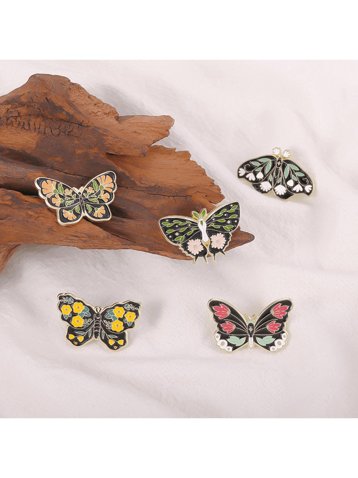 5 женских брошей в стиле ретро с цветочным принтом и бабочками, повседневная одежда, сумки, аксессуары, металлические значки
5 женских брошей в стиле ретро с цветочным принтом и бабочками, повседневная одежда, сумки, аксессуары, металлические значки