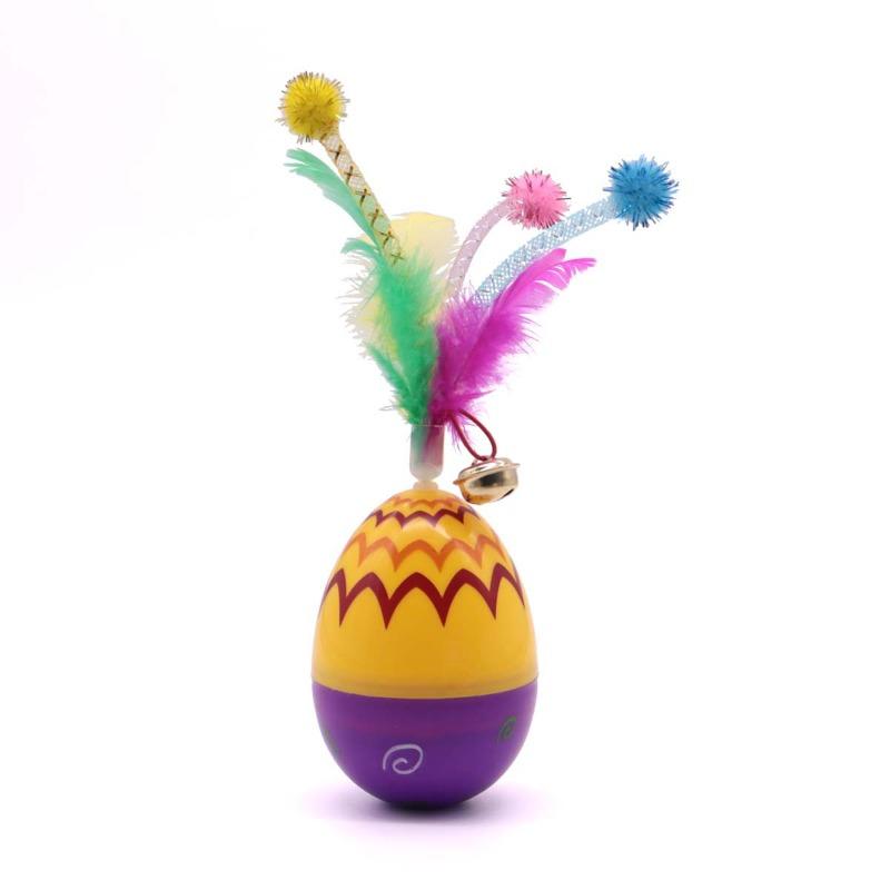 Игрушки для кошек в виде пасхальных яиц для веселья и саморазвлечения, небьющиеся куклы с перьями и колокольчиком, игрушки для кошек, товары для кошек фиолетовый/жёлтый
Игрушки для кошек в виде пасхальных яиц для веселья и саморазвлечения, небьющиеся куклы с перьями и колокольчиком, игрушки для кошек, товары для кошек фиолетовый/жёлтый