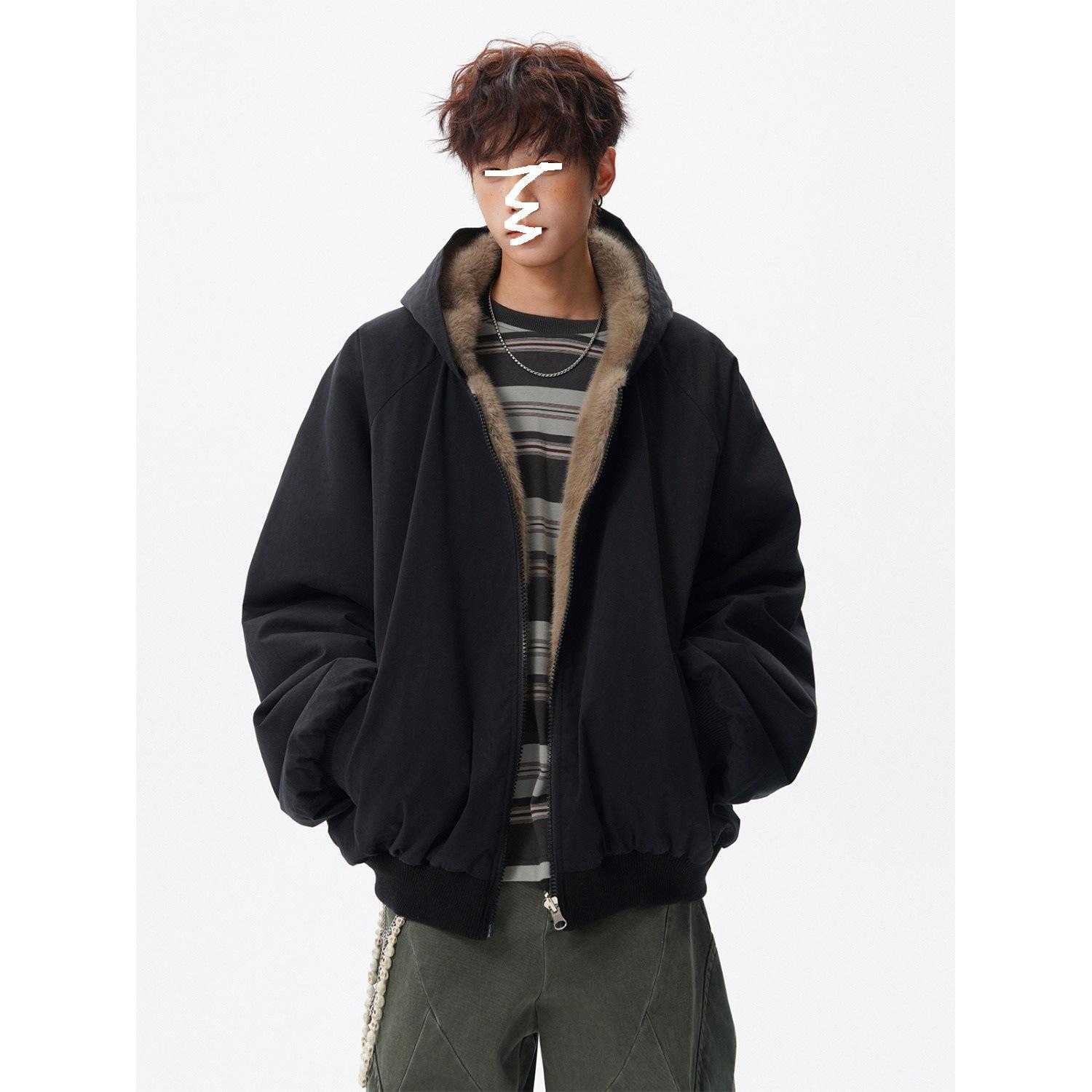 Zuoshan Diao Unisex Hooded Winter Jacket: Thick Velvet, High Street Style 2XL
Zuoshan Diao Unisex Hooded Winter Jacket: Thick Velvet, High Street Style 2XL