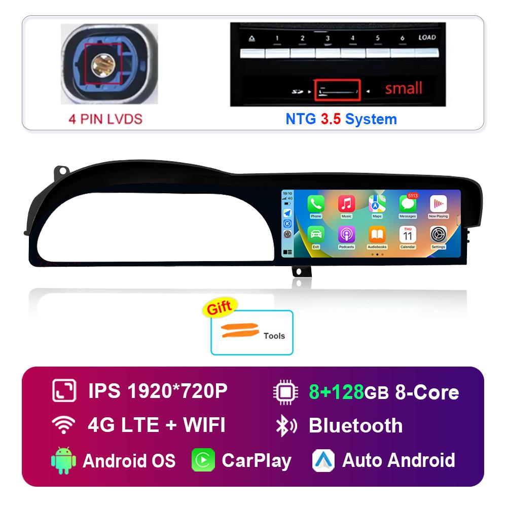 для Mercedes Benz S W221 CL W216 2005 - 2013 Система NTG 3.0 3.5 Android Автомагнітола Мультимедійний плеєр GPS HD Сенсорний екран
для Mercedes Benz S W221 CL W216 2005 - 2013 Система NTG 3.0 3.5 Android Автомагнітола Мультимедійний плеєр GPS HD Сенсорний екран