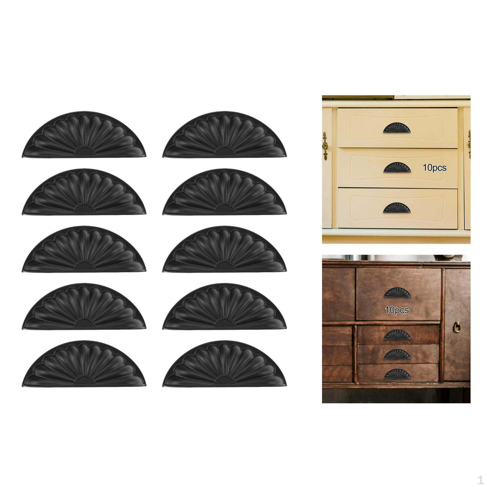10 шт. Ручки для дверей шкафа в ванной, металлические ручки для кухни, для украшения гостиной, black
10 шт. Ручки для дверей шкафа в ванной, металлические ручки для кухни, для украшения гостиной, black