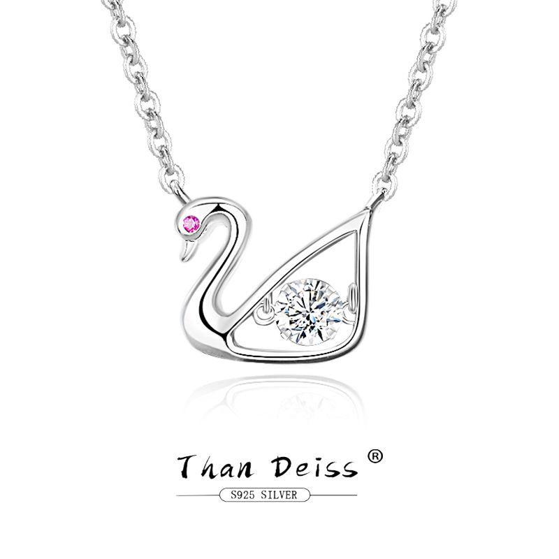 S925 Sterling Silver Moissanite Swan Necklace: Ocean Heart Luxury Pendant for Women S925 Silver
S925 Sterling Silver Moissanite Swan Necklace: Ocean Heart Luxury Pendant for Women S925 Silver