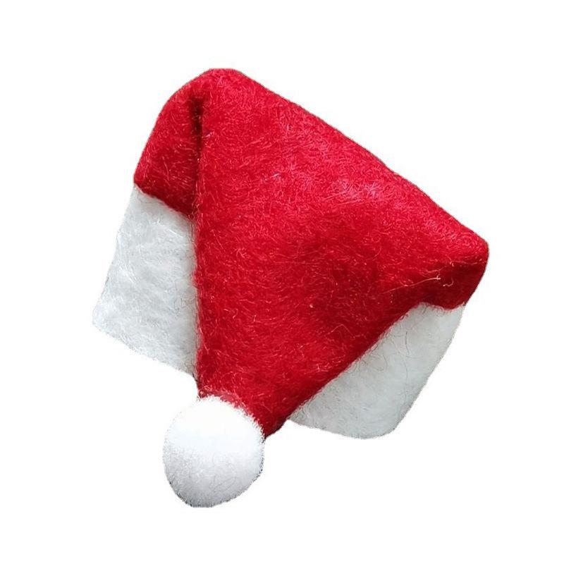 24p Christmas Decoration Mini Christmas Hat Christmas Knife Fork Cover Wine Bottle Cover Tableware Cover Fleece Cloth Candy Hat 2.5cm 24pcs
24p Christmas Decoration Mini Christmas Hat Christmas Knife Fork Cover Wine Bottle Cover Tableware Cover Fleece Cloth Candy Hat 2.5cm 24pcs