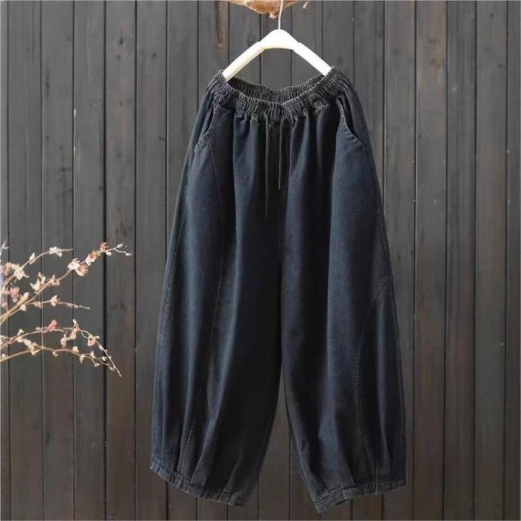 Vintage Spring Women Wide Leg Pants Loose Casual Elastic Waist Patchwork Pockets L темно-синий
Vintage Spring Women Wide Leg Pants Loose Casual Elastic Waist Patchwork Pockets L темно-синий