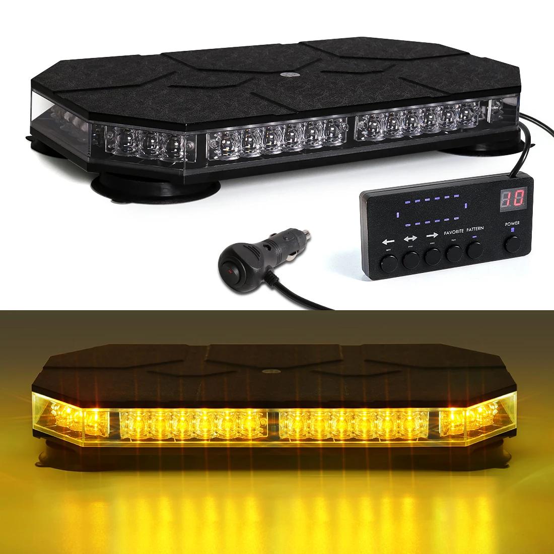 42 LED Emergency Warning Light For Truck Ambulance Snow Plow with Controller Car Roof Top Strobe Lights Beacon Magnetic Mount жовтий
42 LED Emergency Warning Light For Truck Ambulance Snow Plow with Controller Car Roof Top Strobe Lights Beacon Magnetic Mount жовтий