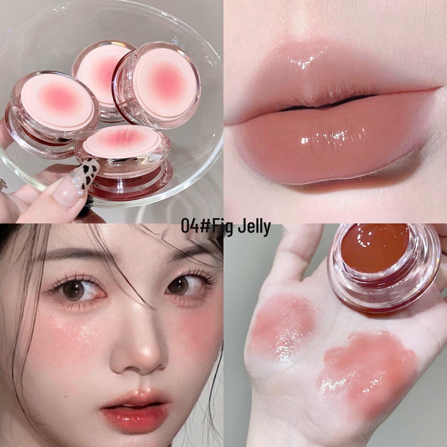 SHAQINUO Multi-use Moisturizing Brightening Cream: Lipstick, Eyeshadow, Blush - Low Saturation Whitening & Swelling Color Enhancer.
SHAQINUO Multi-use Moisturizing Brightening Cream: Lipstick, Eyeshadow, Blush - Low Saturation Whitening & Swelling Color Enhancer.