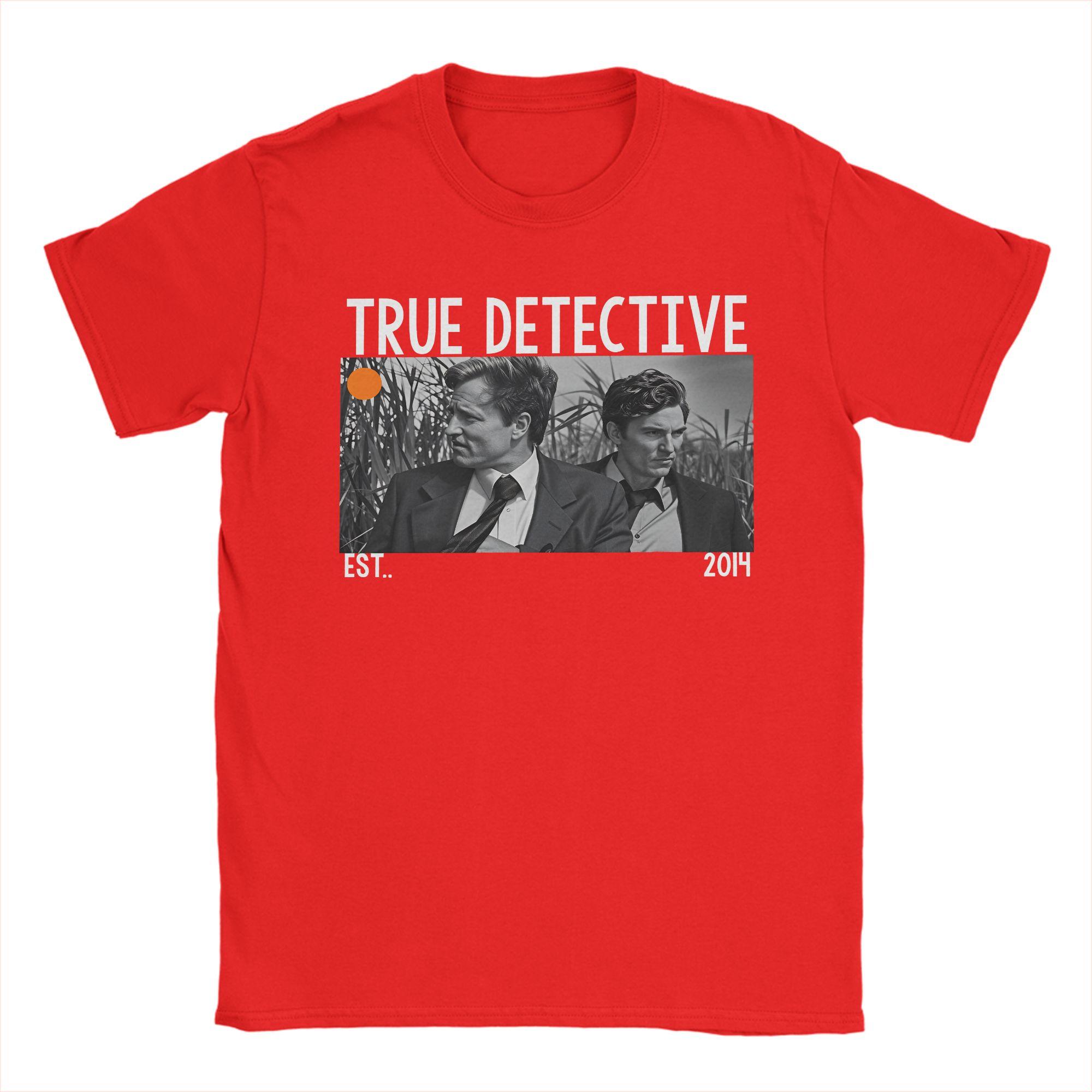 Summer True Detective Rust Cohle Marty Hart Hippie TShirts 100 Cotton Tshirt for Men Y2K Retro Pattern Short Sleeve Tees S
Summer True Detective Rust Cohle Marty Hart Hippie TShirts 100 Cotton Tshirt for Men Y2K Retro Pattern Short Sleeve Tees S
