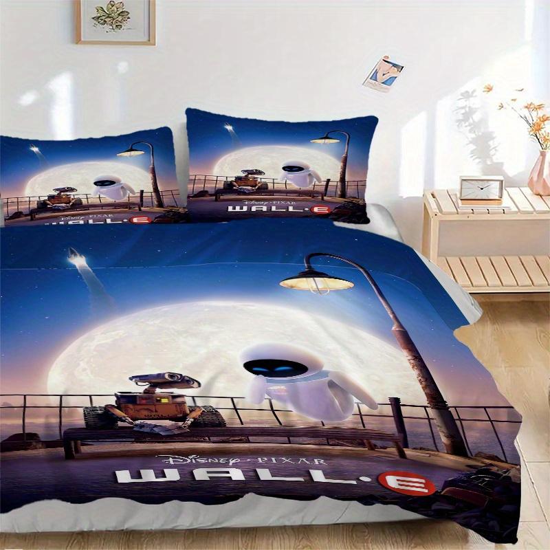 3pcs WALL E Inspired Bedding Set, Including 1 Quilt Cover and 2 Pillow Shams, Without Filling, Soft and Comfortable Home Bedroom Q099 135x200cm
3pcs WALL E Inspired Bedding Set, Including 1 Quilt Cover and 2 Pillow Shams, Without Filling, Soft and Comfortable Home Bedroom Q099 135x200cm