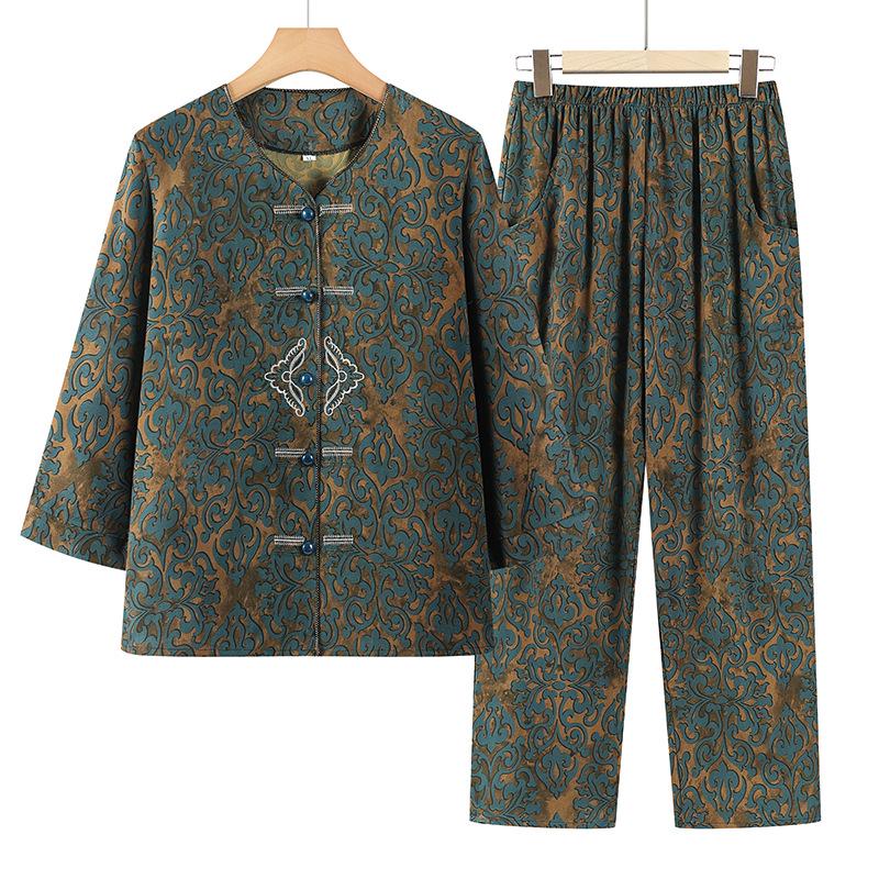 Summer Floral Blouse & Seven-Sleeve Cardigan for Women 2XL (50-57.5 kg) зелений
Summer Floral Blouse & Seven-Sleeve Cardigan for Women 2XL (50-57.5 kg) зелений