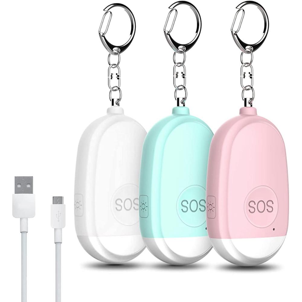 Portable Security with LED Light Scream Loud Keychain Protect Alert Self Defense Personal Alarm рожевий
Portable Security with LED Light Scream Loud Keychain Protect Alert Self Defense Personal Alarm рожевий