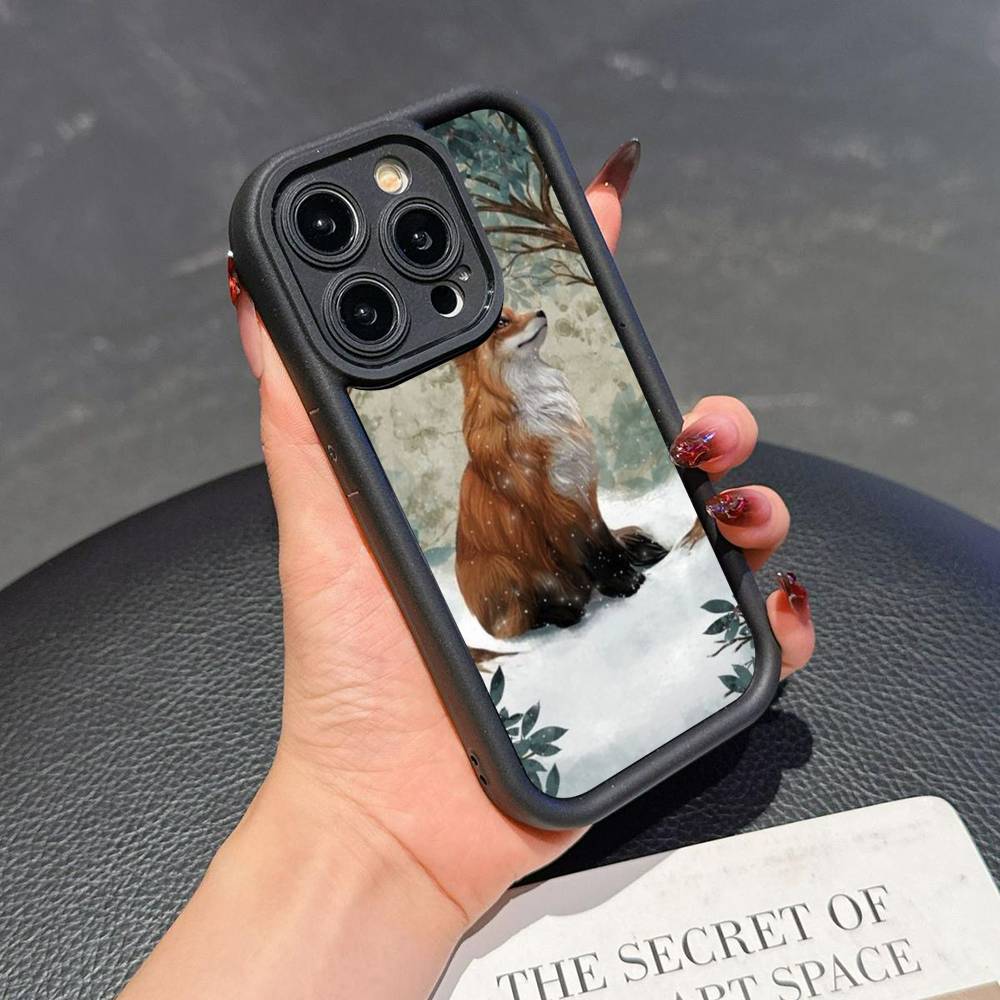 Чехол для телефона с принтом лисы для iPhone 17 16 15 14 13 12 11 Pro Plus Max Мягкий ТПУ Защита объектива-лестницы Мягкий чехол iPhone 17 air
Чехол для телефона с принтом лисы для iPhone 17 16 15 14 13 12 11 Pro Plus Max Мягкий ТПУ Защита объектива-лестницы Мягкий чехол iPhone 17 air