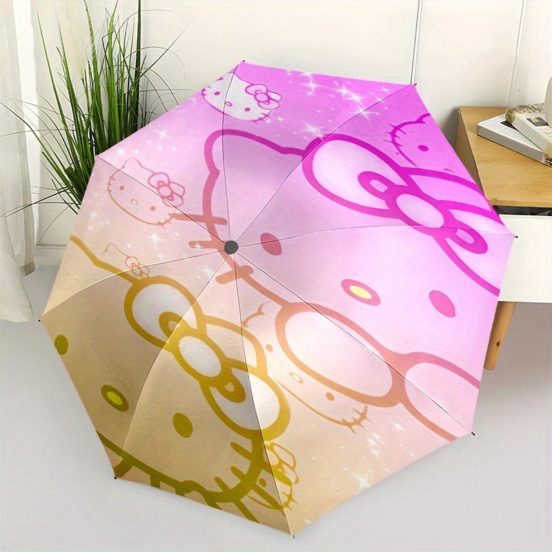 Hello Kitty,Bow Automatic Folding Umbrella-Simple 8-Rib Design, Bright Cartoon Pattern, Durable Iron Frame, Suitable For Travel, Outdoor, Be
Hello Kitty,Bow Automatic Folding Umbrella-Simple 8-Rib Design, Bright Cartoon Pattern, Durable Iron Frame, Suitable For Travel, Outdoor, Be