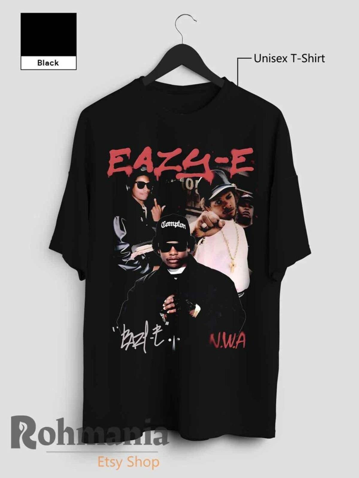 Eazy E T Shirt 90s Retro Rap Hip Hop Music Graphic Tee Fan Merch Casual Unisex Streetwear Top S
Eazy E T Shirt 90s Retro Rap Hip Hop Music Graphic Tee Fan Merch Casual Unisex Streetwear Top S