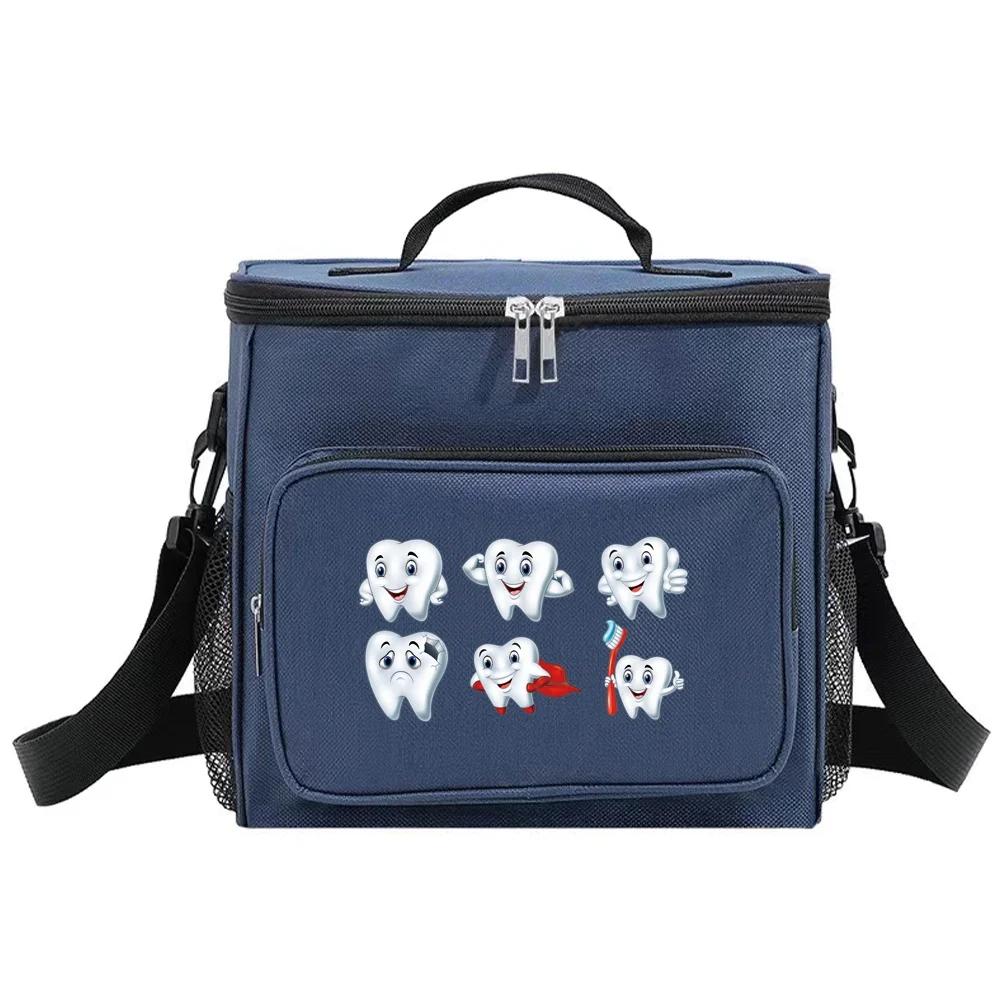 Insulated Bags Shoulder Lunch Bag Waterproof Cooler Box Portable Thermal Organizer Handbag for Men and Women Teeth Pattern
Insulated Bags Shoulder Lunch Bag Waterproof Cooler Box Portable Thermal Organizer Handbag for Men and Women Teeth Pattern