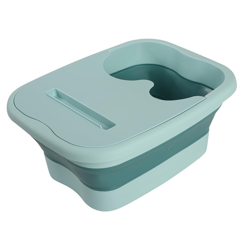 Ванна для ног TKY Footbath, ведро для ног, расслабляющий горшок для ног, складной с крышкой, компактный (зеленый) зелёный
Ванна для ног TKY Footbath, ведро для ног, расслабляющий горшок для ног, складной с крышкой, компактный (зеленый) зелёный
