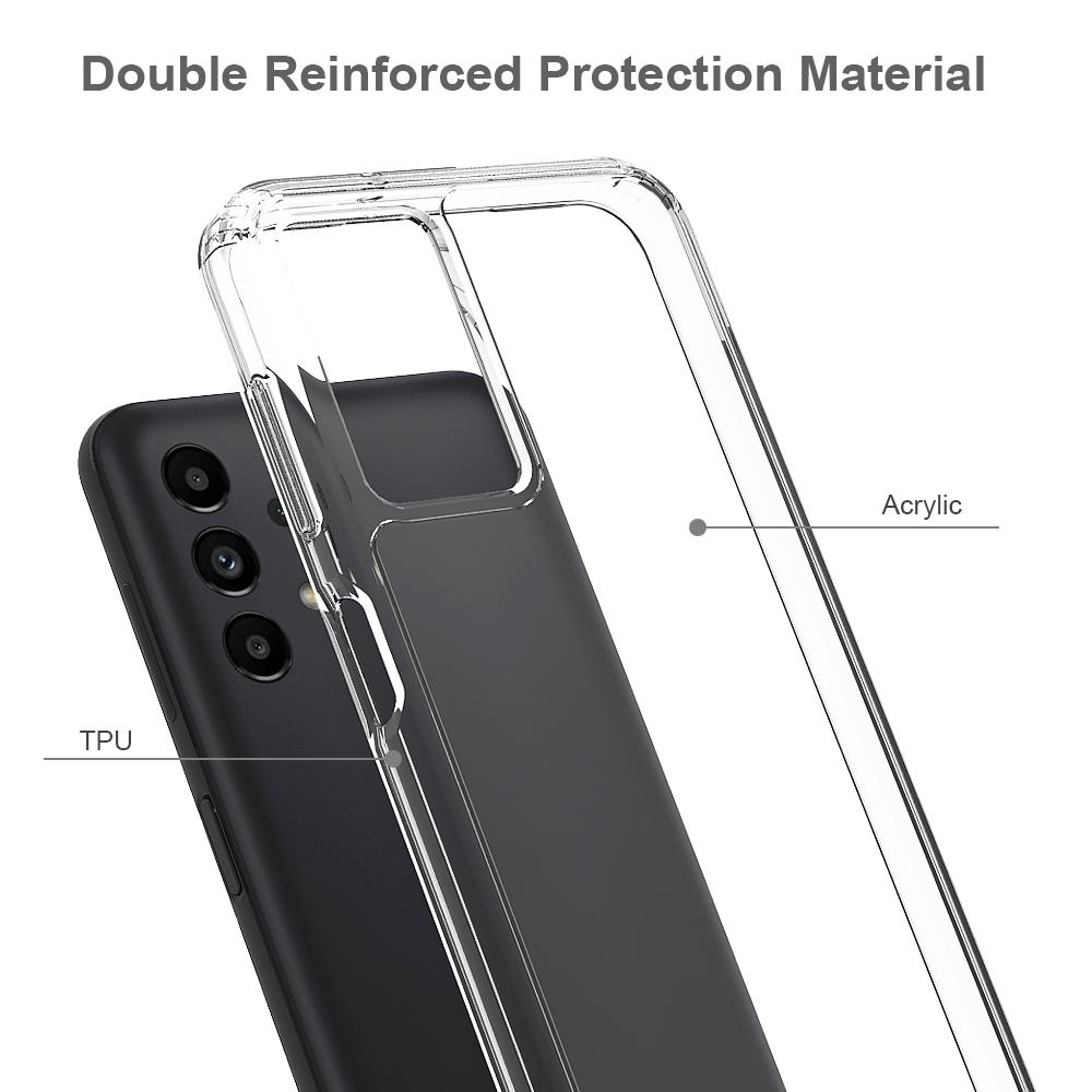 For Samsung Galaxy A13 4G Anti-scratch Precise Cutout Clear Hard Acrylic+Soft TPU Mobile Phone Case Shell A
For Samsung Galaxy A13 4G Anti-scratch Precise Cutout Clear Hard Acrylic+Soft TPU Mobile Phone Case Shell A