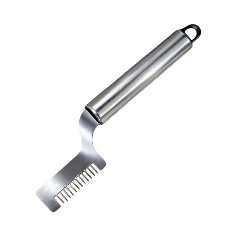 Stainless Steel Green Onion Slicer Tool Comb-Teeth Shredder For Thin Onion Strips,Ergonomic Easy-Grip Handle
Stainless Steel Green Onion Slicer Tool Comb-Teeth Shredder For Thin Onion Strips,Ergonomic Easy-Grip Handle