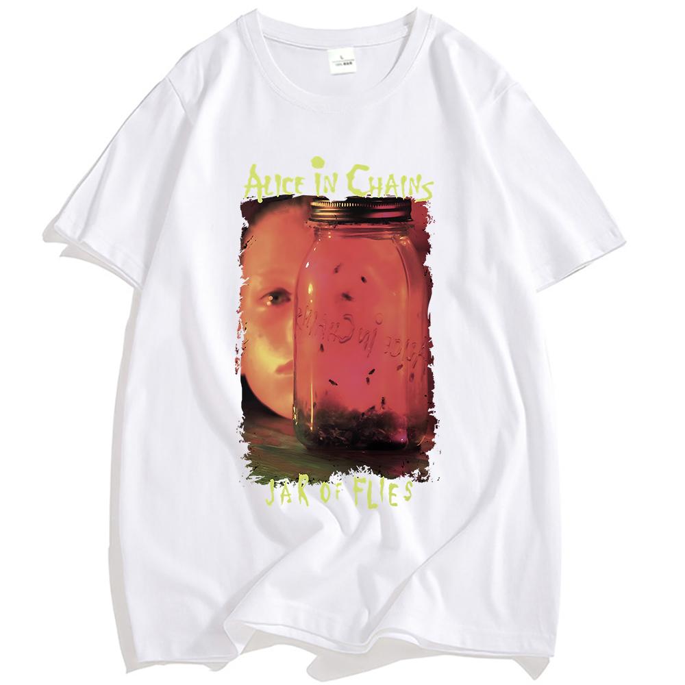 ФУТБОЛКА JAR OF FLIES Футболки Рок-гурту Alice InChains Футболки з коротким рукавом Мода Унісекс Вуличний одяг Хіп-хоп Чоловіча футболка з принтом Одяг S білий
ФУТБОЛКА JAR OF FLIES Футболки Рок-гурту Alice InChains Футболки з коротким рукавом Мода Унісекс Вуличний одяг Хіп-хоп Чоловіча футболка з принтом Одяг S білий