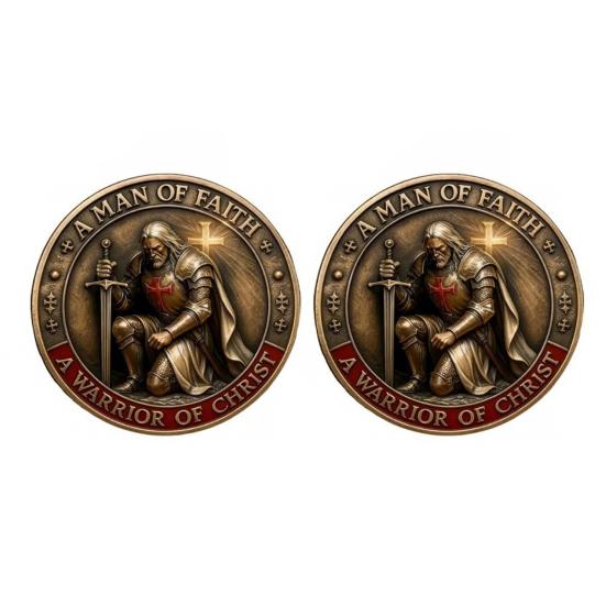 1/2/3/5 шт. Християнська монета-випробування Ісуса Двостороння Монета-токен Воїн Лицар Молитва Віра Прикраса Для колекціонерів Істориків Сувенірна Монета Релігійний Подарунок 2pcs
1/2/3/5 шт. Християнська монета-випробування Ісуса Двостороння Монета-токен Воїн Лицар Молитва Віра Прикраса Для колекціонерів Істориків Сувенірна Монета Релігійний Подарунок 2pcs