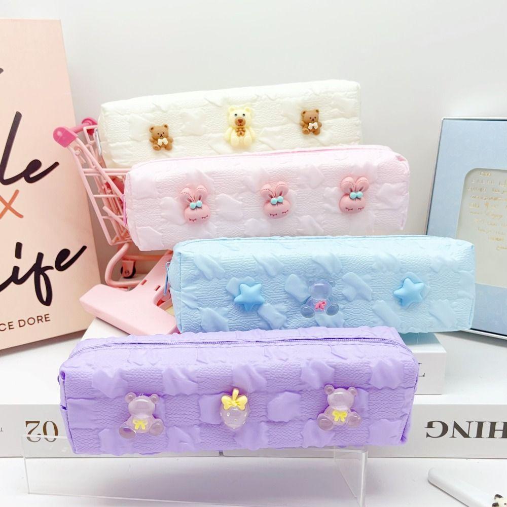 Large Capacity Pencil Bag Zipper Stationery Storage Bag Fashion Pencil Pouch School Supplies бежевий
Large Capacity Pencil Bag Zipper Stationery Storage Bag Fashion Pencil Pouch School Supplies бежевий