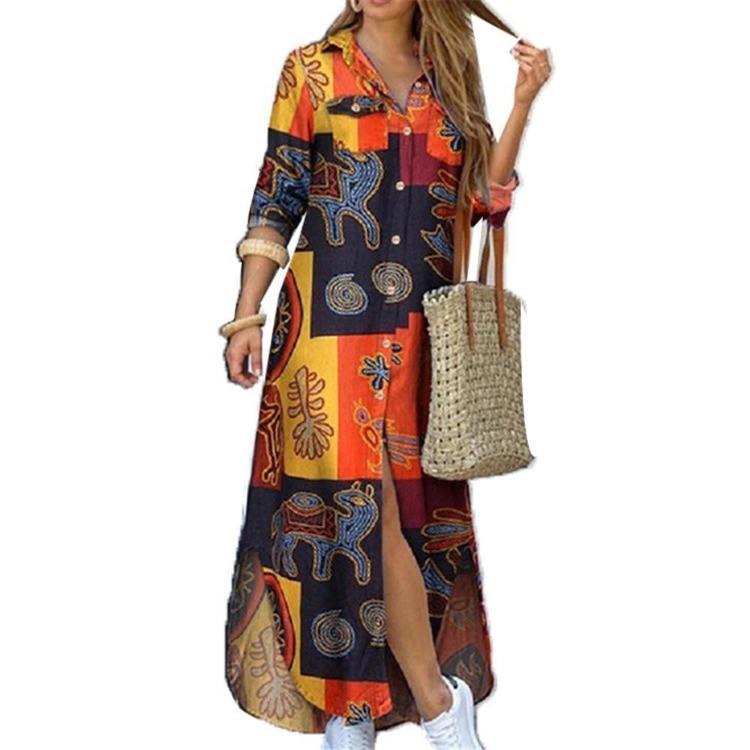 Sexy Single Breasted Long Shirt Dress for European American Women Spring Fall Fashion XXXL
Sexy Single Breasted Long Shirt Dress for European American Women Spring Fall Fashion XXXL