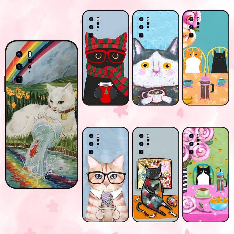 Cat Painting Art Phone Case For OPPO Find X5 X3 X2 A93 Reno 4 Pro A75 A94 A74 A72 A53 A52 Black Soft Silicone Case
Cat Painting Art Phone Case For OPPO Find X5 X3 X2 A93 Reno 4 Pro A75 A94 A74 A72 A53 A52 Black Soft Silicone Case