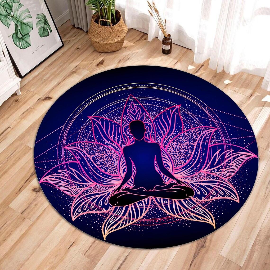 7 Chakra Meditation Rug for Living Room Decor Lounge Balcony Sofa Mat Bedroom Soft Rug Swivel Chair Mat Kids Gift 60cmx60cm
7 Chakra Meditation Rug for Living Room Decor Lounge Balcony Sofa Mat Bedroom Soft Rug Swivel Chair Mat Kids Gift 60cmx60cm