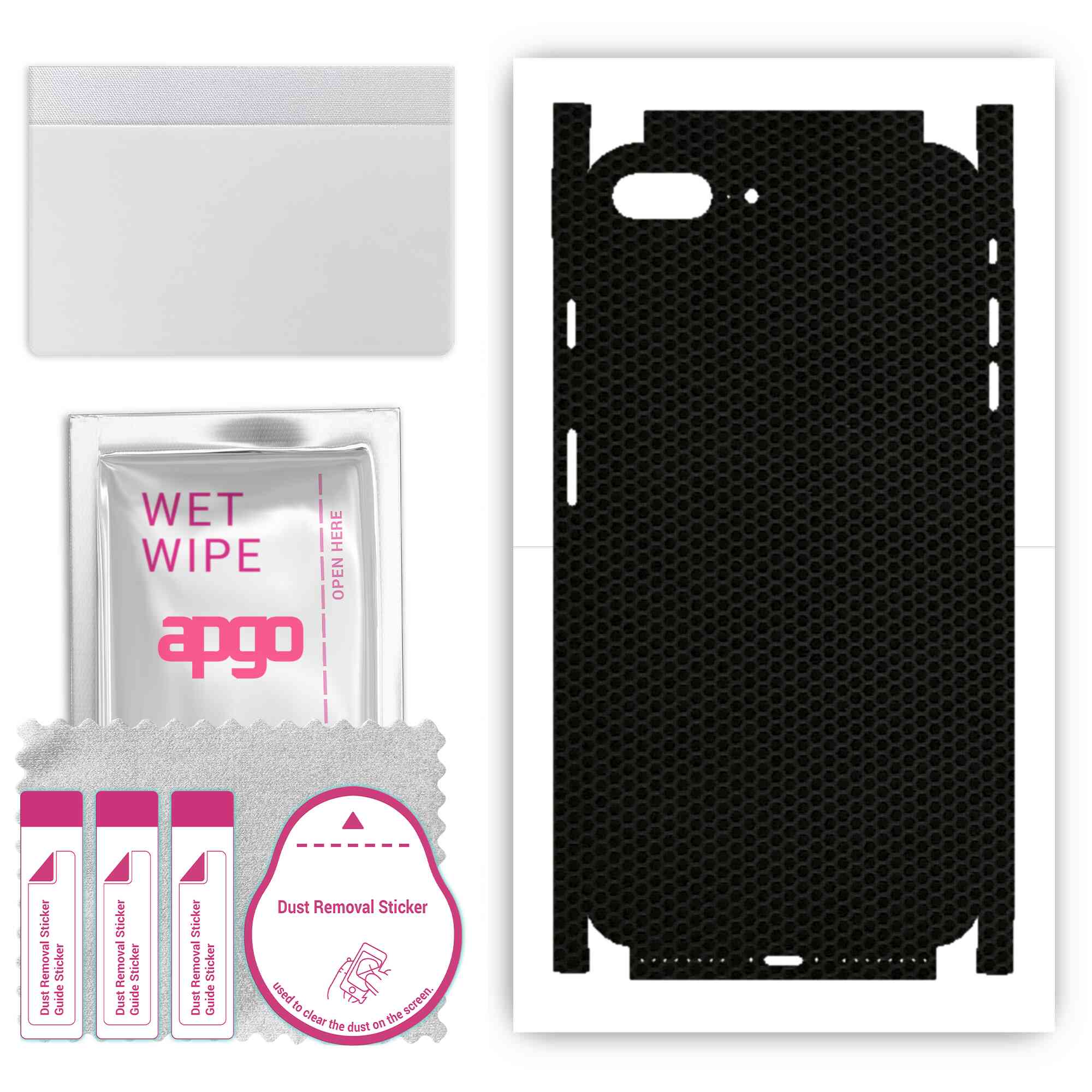 Apgo Protective Skin Sticker for the back+sides compatible with Apple iPhone 7 Plus, Full Wrap Film, Foil, Vinyl - Pattern Matrix
Apgo Protective Skin Sticker for the back+sides compatible with Apple iPhone 7 Plus, Full Wrap Film, Foil, Vinyl - Pattern Matrix