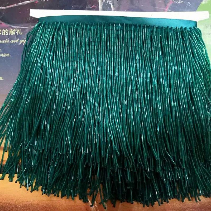 Shiny Glass Tube Beaded Fringe Tassel Trim Ribbon Stage Latin Dress Trim Lace Ribbon Decor for Clothing Sewing Diy Accessories 1 yard
Shiny Glass Tube Beaded Fringe Tassel Trim Ribbon Stage Latin Dress Trim Lace Ribbon Decor for Clothing Sewing Diy Accessories 1 yard