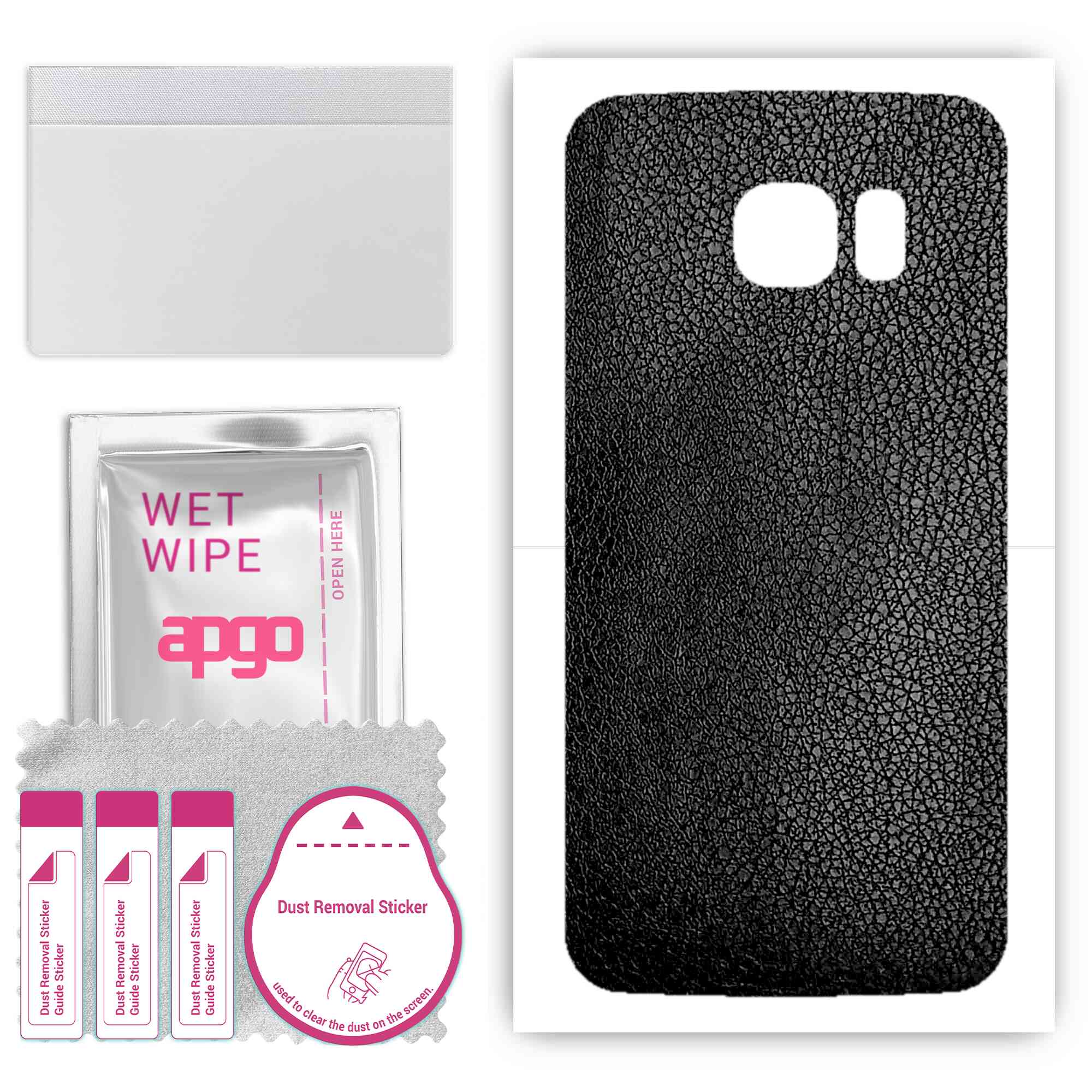 Apgo Protective Skin Sticker для задньої панелі, сумісний із Samsung Galaxy S6 Edge SM-G925F, Wrap Film, Foil, Vinyl - Pattern Black Leather
Apgo Protective Skin Sticker для задньої панелі, сумісний із Samsung Galaxy S6 Edge SM-G925F, Wrap Film, Foil, Vinyl - Pattern Black Leather