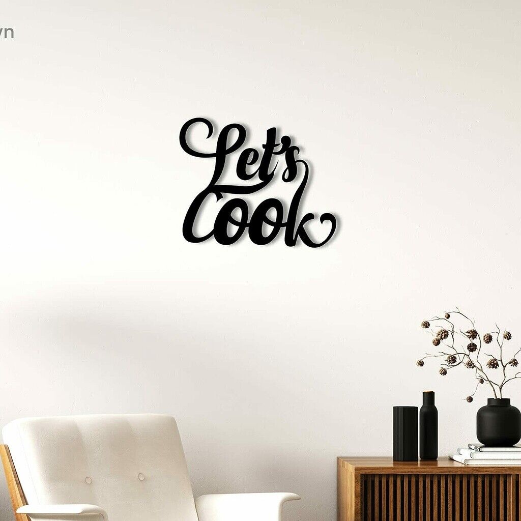 Давайте готовить скоропись Word Art - красивый металлический домашний декор Металлическая художественная настенная вывеска
Давайте готовить скоропись Word Art - красивый металлический домашний декор Металлическая художественная настенная вывеска