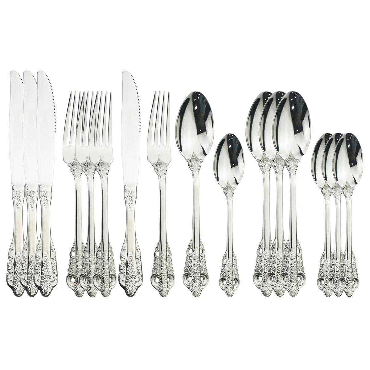 Набор посуды из нержавеющей стали 304, 16 шт., золотая столовая посуда, столовые приборы, нож, вилка, ложка, набор столовых приборов, роскошный набор столовых приборов для домашней вечеринки серебряный
Набор посуды из нержавеющей стали 304, 16 шт., золотая столовая посуда, столовые приборы, нож, вилка, ложка, набор столовых приборов, роскошный набор столовых приборов для домашней вечеринки серебряный