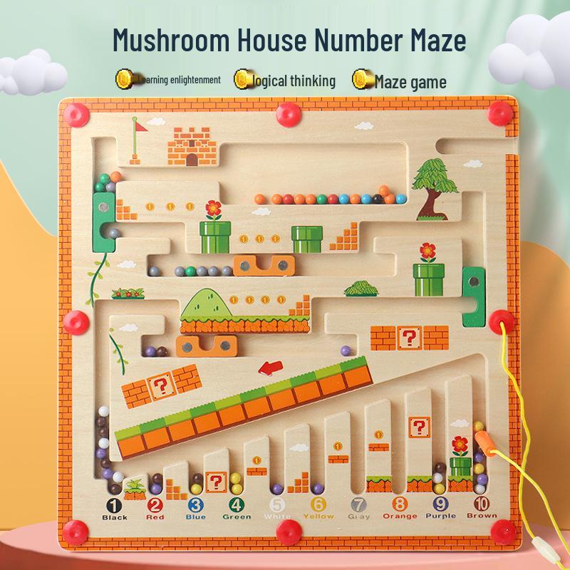 Magnetic Digital Pen Maze Ball - Educational Toy for Kids Concentration & Color Sorting
Magnetic Digital Pen Maze Ball - Educational Toy for Kids Concentration & Color Sorting