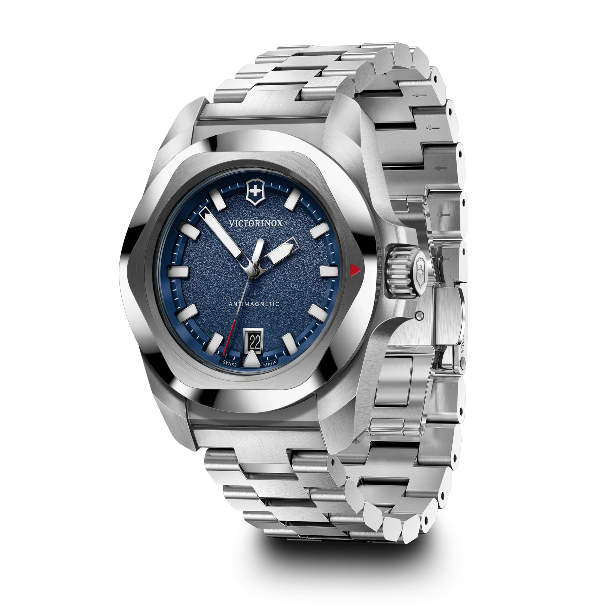 VICTORINOX Кварцовий Синій Нержавіюча Сталь 200м Водостійкий Ударостійкий Змінний Швейцарський Inox I.N.O.X. Чоловічий годинник, 41 мм, Циферблат, Браслет, Аналоговий, Водонепроникний,
VICTORINOX Кварцовий Синій Нержавіюча Сталь 200м Водостійкий Ударостійкий Змінний Швейцарський Inox I.N.O.X. Чоловічий годинник, 41 мм, Циферблат, Браслет, Аналоговий, Водонепроникний,