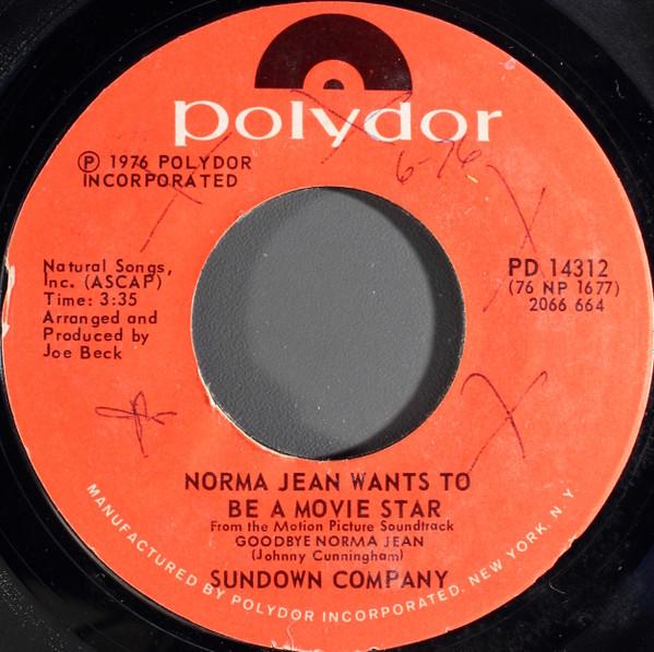 7inch Record SUNDOWN COMPANY - Norma Jean Wants To Be A Movie Star PD14312 Polydor 1976 US Soul/Funk Used
7inch Record SUNDOWN COMPANY - Norma Jean Wants To Be A Movie Star PD14312 Polydor 1976 US Soul/Funk Used