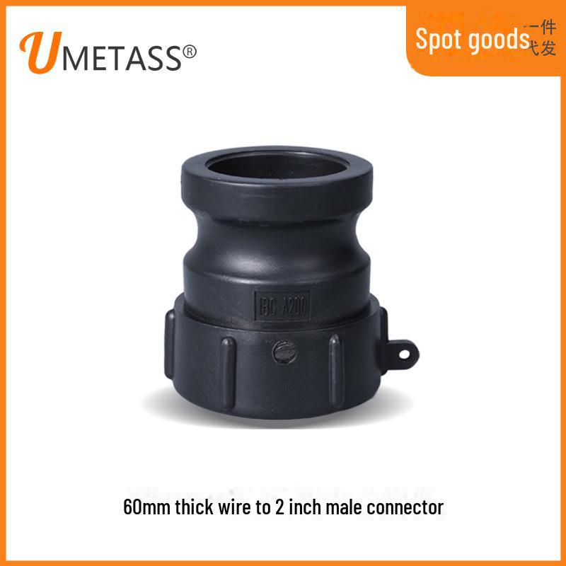 Адаптер для провода 60 мм на ствол IBC 2 с наружной резьбой и быстроразъемным соединением типа C
Адаптер для провода 60 мм на ствол IBC 2 с наружной резьбой и быстроразъемным соединением типа C